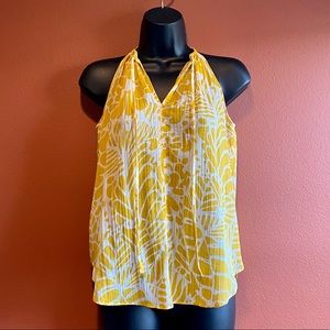 NWT Ann Taylor LOFT Yellow Top (Size XS Petite)